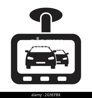 Drive recorder, Dvr icon vector Car dash cam sign for graphic design, logo, web site, social media, mobile app, ui illustration Stock Vector