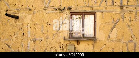 Authentic Turkish house made of clay and wood Stock Photo