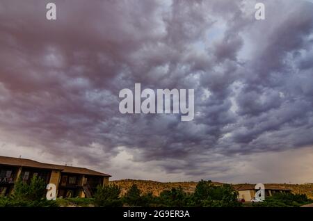 Extreme Weather Systems in the American Southwest Stock Photo