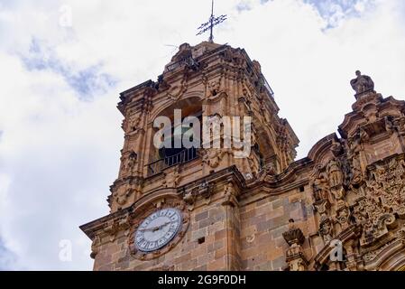 Guanajuato, Mexico - Templo de San Cayetano en Valenciana Stock Photo