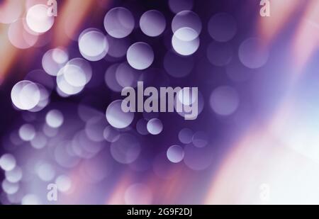Abstract  Bokeh Background - Lights At Night Stock Photo