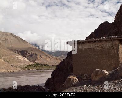 Kali Gandaki, Kagbeni, Mustang Stock Photo