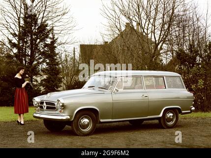 transport, car, Borgward Isabella Combi, Germany, 1960, ADDITIONAL-RIGHTS-CLEARANCE-INFO-NOT-AVAILABLE Stock Photo