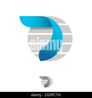 new style letter D logo vector modern concept element icon and template Stock Vector