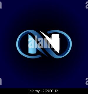 new styles infinity logo design vector illustrations eps.10 Stock Vector