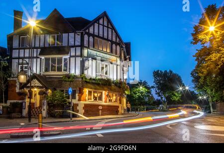 The Gatehouse, Highgate High Street, Highgate Village, London, UK. One ...