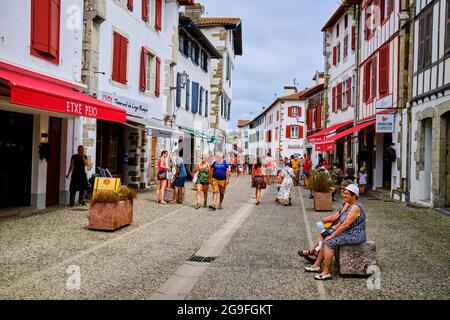 France, Pyrénées-Atlantiques (64), Basque Country, Espelette Stock Photo