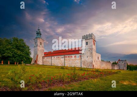 Monastery complex of the Cistercian abbey in Sulejow, Poland. Stock Photo