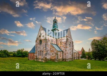 Monastery complex of the Cistercian abbey in Sulejow, Poland. Stock Photo