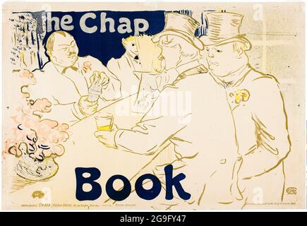 Henri de Toulouse-Lautrec, The Chap, book cover, Irish and American bar, rue Royale, 1896 Stock Photo