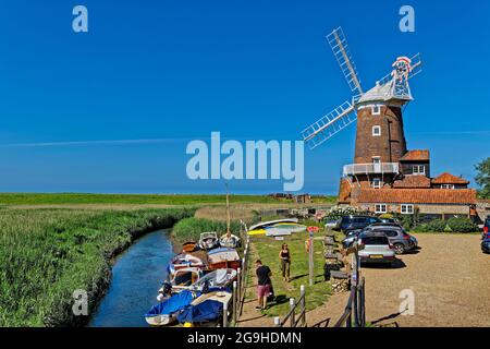 Cley Windmill, Cley-next-the-sea, near Holt, Norfolk, England. Stock Photo