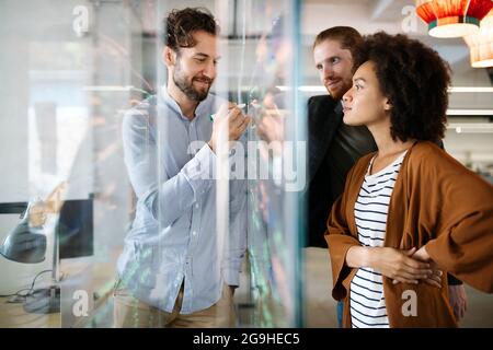 Technology software programming develop idea people concept Stock Photo