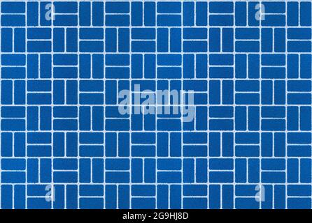 Blue Mosaic Asphalt Seamless Texture Stock Photo