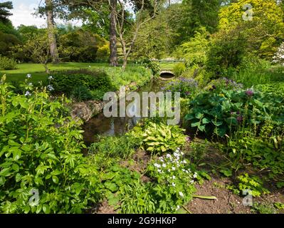 Melbourne Hall Gardens, Melbourne, Derbyshire, England, UK. Stock Photo