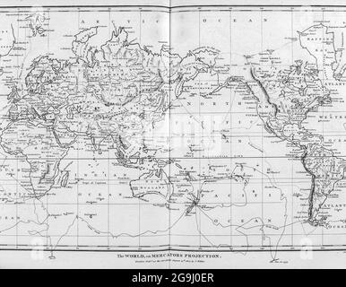 Vintage World Map - A Universal Map of the World from Sebastian Münster ...