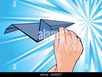 person sent a communication Stock Vector