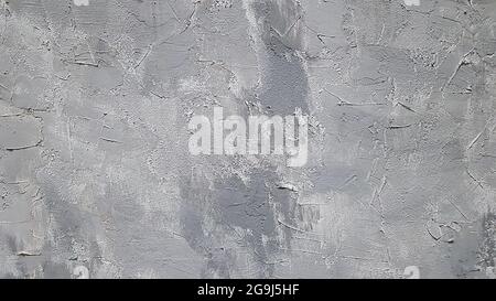 Texture of gray decorative plaster or concrete. Abstract background for design. Decorative plaster effect on wall Stock Photo