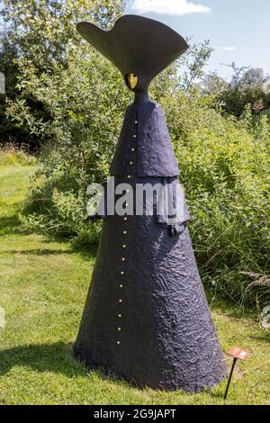 The Venetian Belle by Philip Jackson, Sculpture by the Lakes, Pallington, Dorchester, Dorset Stock Photo