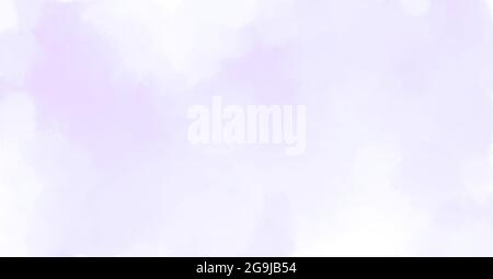 Brushed painted abstract background. A digital abstract drawing in delicate pastel purple tones of artistic painting is drawn with a brush. Expressive Stock Photo
