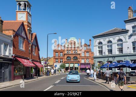 Wimbledon Village, High street, Wimbledon, London Borough of Merton, Greater London, England, United Kingdom Stock Photo