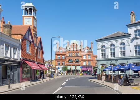 Wimbledon Village, High Street, Wimbledon, London Borough of Merton, Greater London, England, United Kingdom Stock Photo