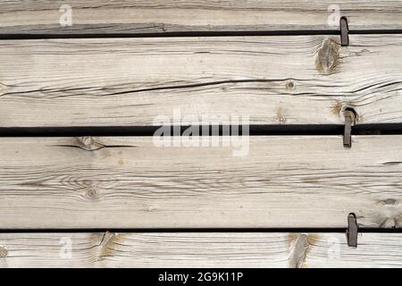 Shabby wood surface background. Brown horizontal planks texture Stock Photo