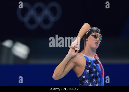 United States' Allison Schmitt competes in a women's 200-meter ...