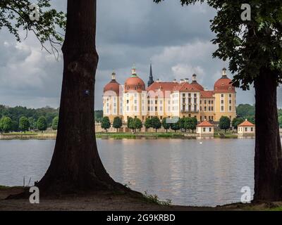 Moritzburg Castle in Saxony Germany Stock Photo