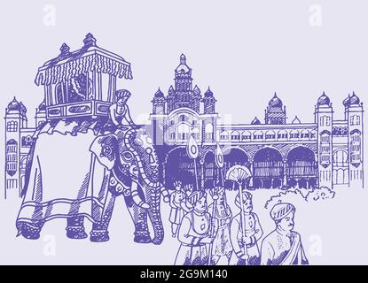 Dussehra - the Vijayadashmi festival coloring pages