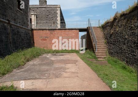 Brean Down Fort, Somerset, UK Stock Photo