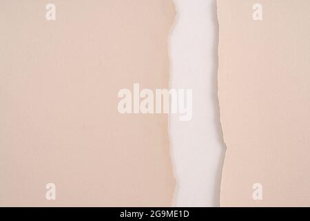 a background formed with some torn strips of paper Stock Photo
