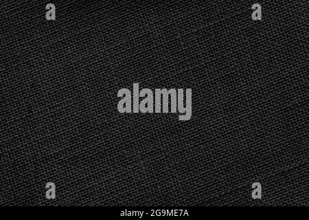 Black fabric texture in oblique angle background Stock Photo