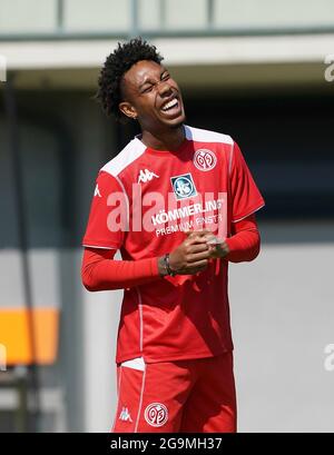 07/27/2021, Riederbau Stadium, Schwoich, training camp of FSV FSV FSV Mainz 05 in Bad Haring, Austria, in the picture the Mainz team during training in Schwoich, Jean-Paul Boetius (FSV FSV FSV Mainz 05) Stock Photo