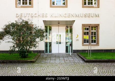 SOLINGEN, GERMANY - JULY 20, 2021: German blade-museum in Solingen Graefrath, North Rhine-Westphalia, Germany Stock Photo