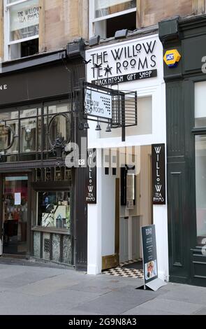 The Willow Tea Rooms in Glasgow Stock Photo