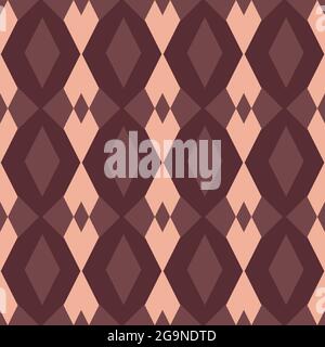 An abstract diamond shapes seamless vector pattern Stock Vector