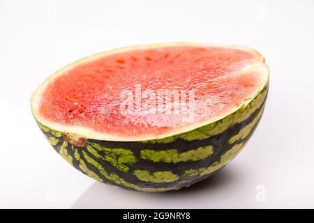 half a watermelon Stock Photo