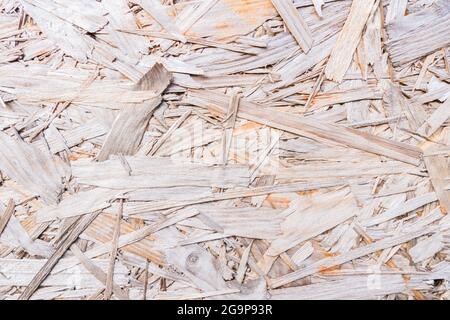 Yellow wood chipboard background Stock Photo