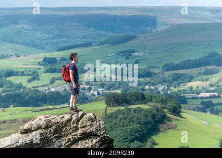 Glossop, July 13th 2021: Walking In The Peak District Near Glossop 