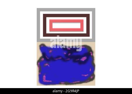 Abstract Reciting  geometric pattern background, colour art design. Colourful patterns background Stock Photo