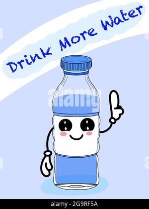 Cute bottle drawing | cute water bottle drawing | how to draw a cute water  bottle - YouTube