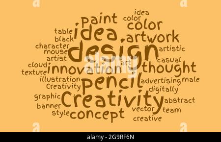 Business Concept Background, Design Word Cloud Stock Vector