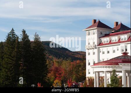 Mount Washington Hotel, Bretton Woods, New Hampshire, USA Stock Photo