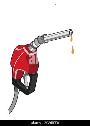 Petrol Pump Car Outline Stock Vector Illustration and Royalty Free Petrol  Pump Car Outline Clipart