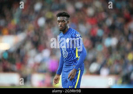 Bournemouth, UK. 27th July, 2021. Callum Hudson-Odoi (20 Chelsea) during the friendly game between AFC Bournemouth and Chelsea FC at the Vitality Stadium in Bournemouth, England Credit: SPP Sport Press Photo. /Alamy Live News Stock Photo