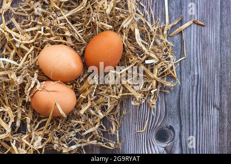 Free Range Eggs Stock Photo