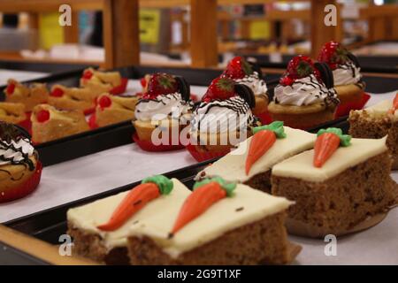 close up of pastries Stock Photo