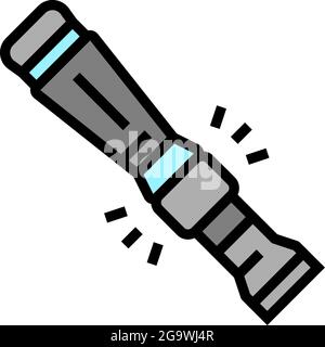 whistle to lure color icon vector illustration Stock Vector