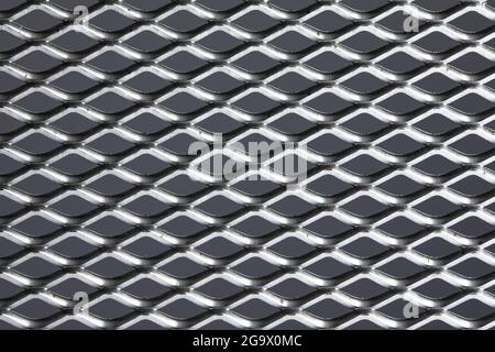 Background of metal texture net Stock Photo