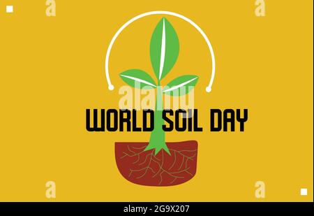 World Soil Day Vector Illustration. December 05. Save the Earth Concept ...